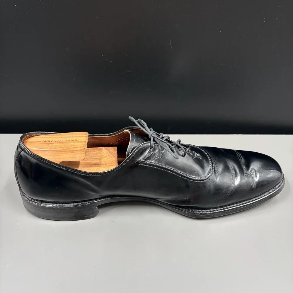 Allen Edmonds Belgium Wholecut Oxford Dress Shoes Mens 13 A Black‎ Calf Leather